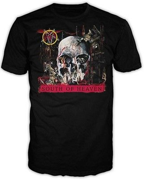 SLAYER SOUTH OF HEAVEN DISSENT SILENT METAL ROCK MUSIC MENS T TEE SHIRT S-2XL SLAYER SOUTH OF HEAVEN DISSENT SILENT METAL ROCK MUSIC MENS T TEE SHIRT S-2XL