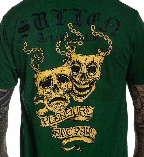 Sullen Drama Freddy Negrette Comedy Tragedy Skull Chains Tattoo Shirt SCM3751