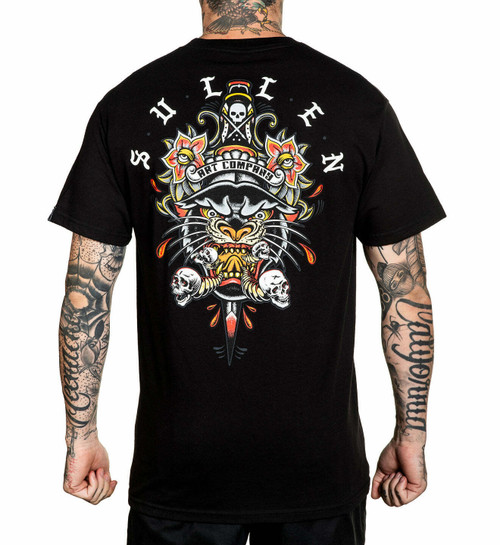 Sullen Art Collective Escape Tattoo Rockabilly Inked Skater Punk Tee SCM3882-BLK Sullen Art Collective Escape Tattoo Rockabilly Inked Skater Punk Tee SCM3882-BLK