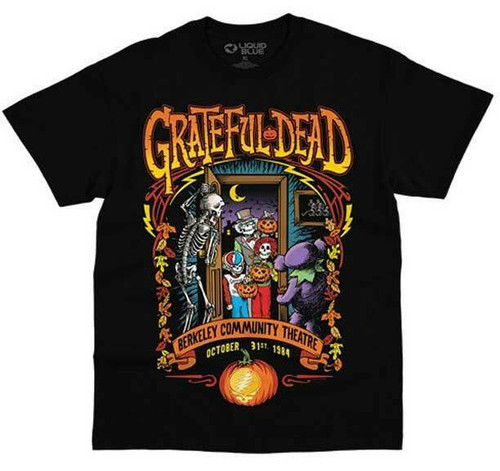 Grateful Dead Trick Or Treat Halloween Psychedelic Rock Men's T-Shirt 31544 Grateful Dead Trick Or Treat Halloween Psychedelic Rock Men's T-Shirt 31544