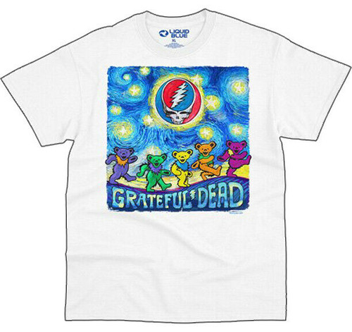 Grateful Dead Dancing Bears Black Licensed Graphic T-Shirt - 3XL