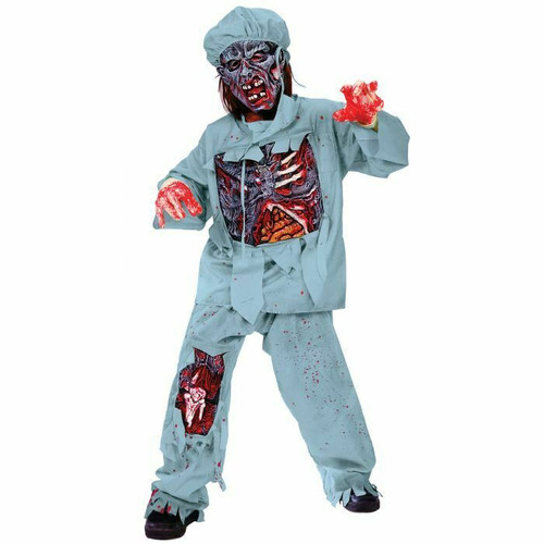 Fun World Zombie Doctor Living Walking Dead Flesh Eater Children's Costume 5957 Fun World Zombie Doctor Living Walking Dead Flesh Eater Children's Costume 5957