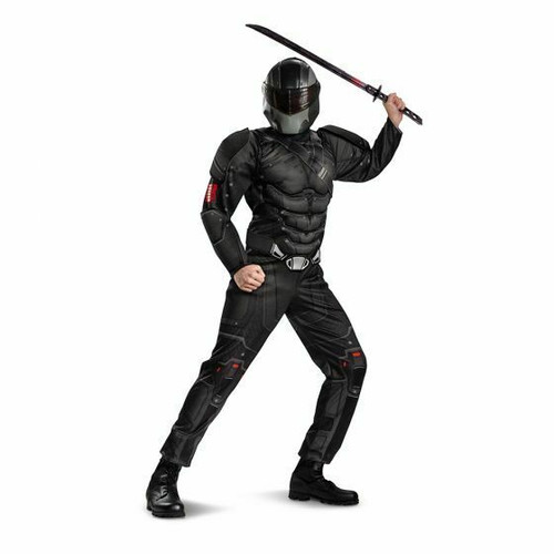 Disguise Snake Eyes Adult Fighter G.I. Joe Origins Movie Classic Costume 104629 Disguise Snake Eyes Adult Fighter G.I. Joe Origins Movie Classic Costume 104629