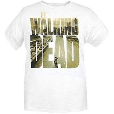 Authentic The Walking Dead Poster In Logo Zombie Tv Show Adult T