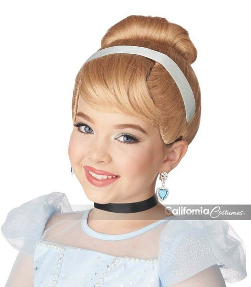 California Costumes Cinderella Blonde Disney Princess Child Costume Wig 7021-202 California Costumes Cinderella Blonde Disney Princess Child Costume Wig 7021-202