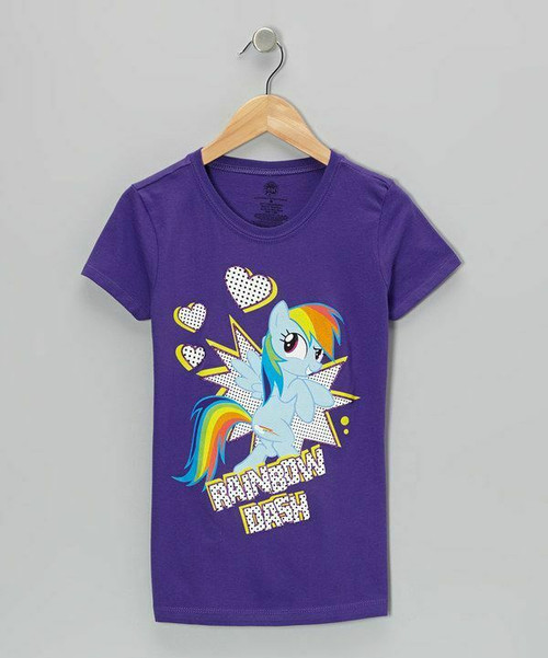 My Little Pony Rainbow Dash Graphic Glitter Print Children Girls Glitter T Shirt My Little Pony Rainbow Dash Graphic Glitter Print Children Girls Glitter T Shirt