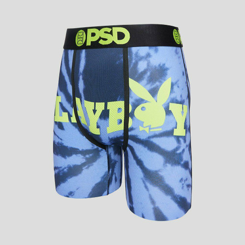 PSD Playboy Tie Dye Logo Bunny Bowtie Sexy Underwear Boxer Briefs 122180047  - Fearless Apparel