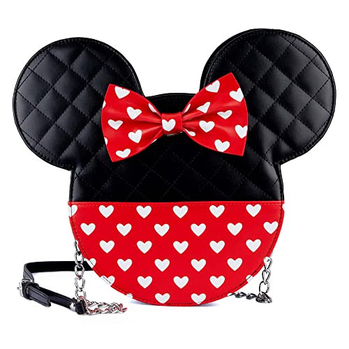 Loungefly Disney Mickey and Minni Valentines Reversible Crossbody Mickey And Minnie Mouse One Size Loungefly Disney Mickey and Minni Valentines Reversible Crossbody Mickey And Minnie Mouse One Size
