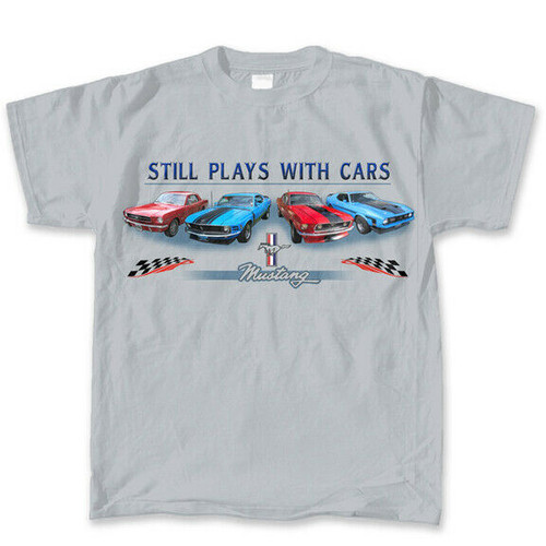 Joe Blow Ford Mustang Still Plays With Cars Vintage Sportscar Shirt FMSPC-GY Joe Blow Ford Mustang Still Plays With Cars Vintage Sportscar Shirt FMSPC-GY