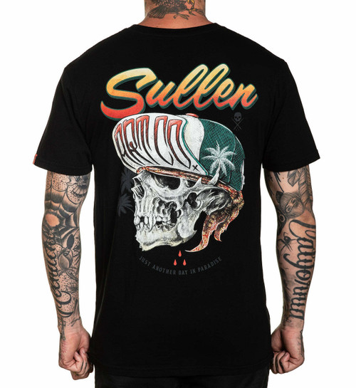 Sullen Another Day in Paradise Skull Tattoo Inked Art Premium Shirt SCM3830 Sullen Another Day in Paradise Skull Tattoo Inked Art Premium Shirt SCM3830