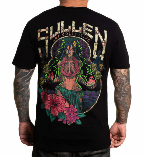Sullen Head Hunter Sexy Native Lady Tropical Island Tattoo Ink Shirt SCM4163 Sullen Head Hunter Sexy Native Lady Tropical Island Tattoo Ink Shirt SCM4163