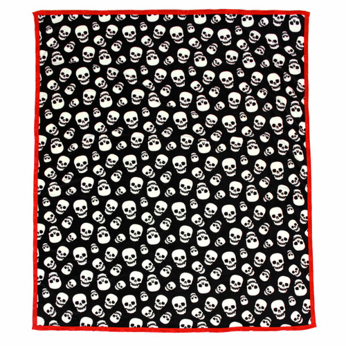 Sourpuss Lust for Skulls Cartoon Cute Soft Plush Gothic Throw Blanket SPHW341 Sourpuss Lust for Skulls Cartoon Cute Soft Plush Gothic Throw Blanket SPHW341