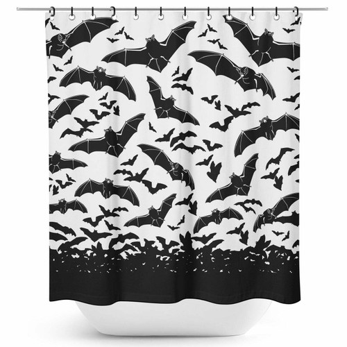 Pastel goth pink bats spooky Bath Mat by GriffyPrints