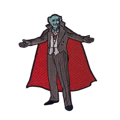 Rock Rebel Grandpa Munster Universal Monsters Embroidered Iron On Patch Rock Rebel Grandpa Munster Universal Monsters Embroidered Iron On Patch