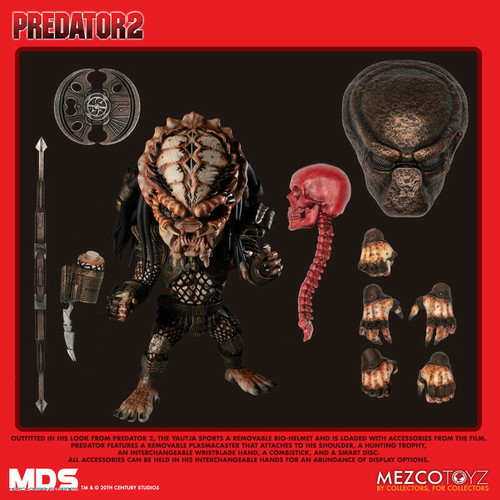 Mezco Designer Series Deluxe Predator 2 City Hunter Collectible Action Figure Mezco Designer Series Deluxe Predator 2 City Hunter Collectible Action Figure