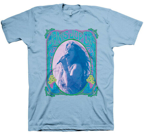 Janis Joplin Flowers Woodstock Peace Music Singer Songwriter Shirt PSP-JAN-1005 Janis Joplin Flowers Woodstock Peace Music Singer Songwriter Shirt PSP-JAN-1005
