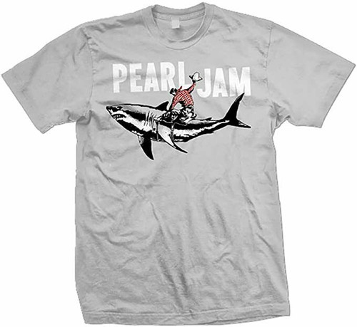 Pearl Jam Shark Cowboy Tour Music Rock Band Merch Adult Graphic T Shirt PJ10120 Pearl Jam Shark Cowboy Tour Music Rock Band Merch Adult Graphic T Shirt PJ10120