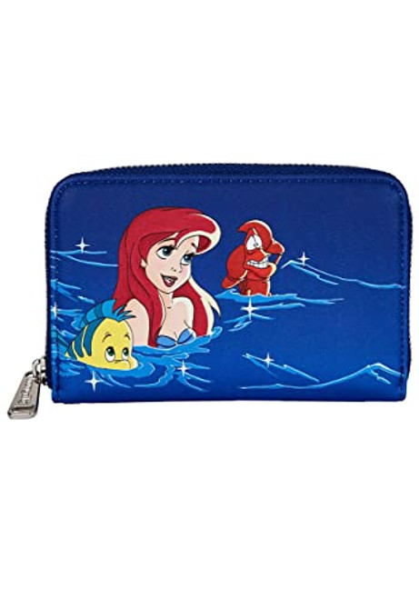Loungefly Ariel Fireworks Zip-Around Wallet The Little Mermaid One Size Loungefly Ariel Fireworks Zip-Around Wallet The Little Mermaid One Size