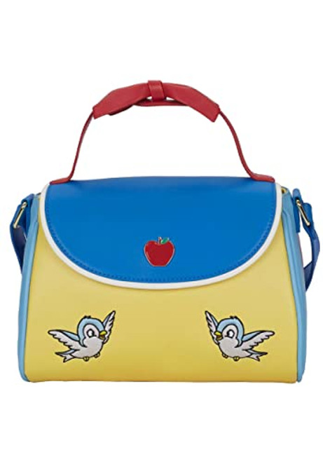 Loungefly Disney Snow White Cosplay Bow Handbag Snow White One Size Loungefly Disney Snow White Cosplay Bow Handbag Snow White One Size