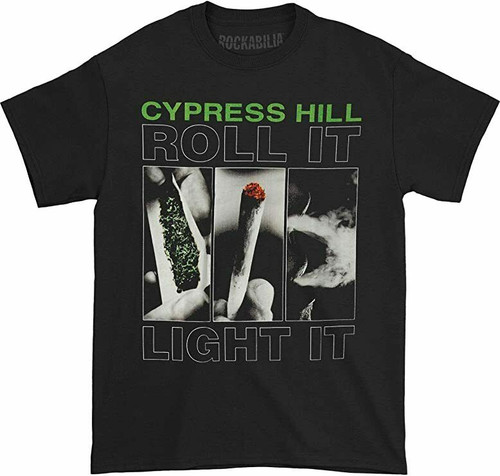 Cypress Hill Roll It Up Light It Up Smoke It Up 1990 Hip Hop Music Mens T Shirt Cypress Hill Roll It Up Light It Up Smoke It Up 1990 Hip Hop Music Mens T Shirt