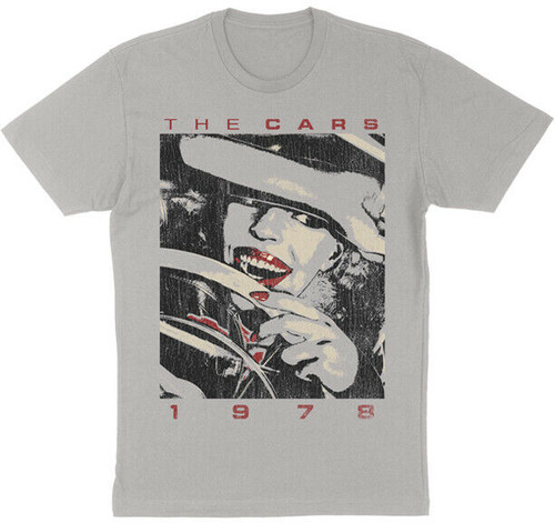 The Cars Let The Good Times Roll Album Cover Men's Tee CARS-GDTIMES-TS-SVR The Cars Let The Good Times Roll Album Cover Men's Tee CARS-GDTIMES-TS-SVR