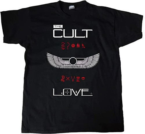 The Cult Love 1985 Wings Classic Rock Music Album Cover Mens Graphic T Shirt The Cult Love 1985 Wings Classic Rock Music Album Cover Mens Graphic T Shirt