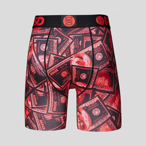 PSD Warface Capital Cash Money Benjamins Teeth Underwear Boxer Briefs  222180065 - Fearless Apparel