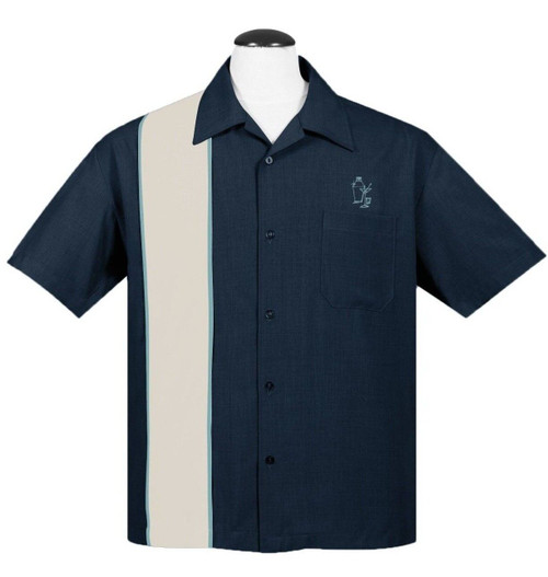 Steady Clothing Palm Springs Cocktail Bowling Rockabilly Button Shirt ST35618 Steady Clothing Palm Springs Cocktail Bowling Rockabilly Button Shirt ST35618