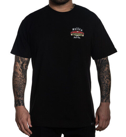 Sullen Went To Heaven T Shirt Car Girls Tattoo Art Barbed Wire Short Sleeve Sullen Went To Heaven T Shirt Car Girls Tattoo Art Barbed Wire Short Sleeve