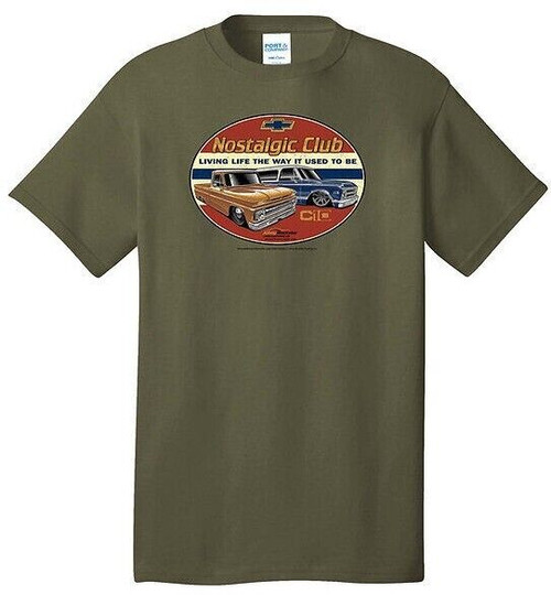 Johny Rockstar Nostalgic Club C10 Chevrolet Chevy Trucks Pick Up Shirt TDC-273 Johny Rockstar Nostalgic Club C10 Chevrolet Chevy Trucks Pick Up Shirt TDC-273