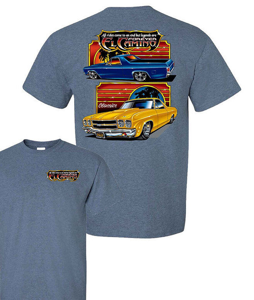 Johny Rockstar El Camino Forever Chevrolet Chevy Classic Car Auto Shirt TDC-259 Johny Rockstar El Camino Forever Chevrolet Chevy Classic Car Auto Shirt TDC-259