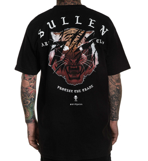 Sullen Art Collective Predator Tiger Slash Mens Graphic Tattoo Standard T Shirt Sullen Art Collective Predator Tiger Slash Mens Graphic Tattoo Standard T Shirt