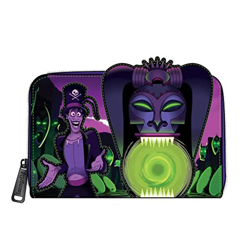 Disney The Princess and the Frog Dr. Facilier Glow in the Dark Zip Around Wallet Disney The Princess and the Frog Dr. Facilier Glow in the Dark Zip Around Wallet