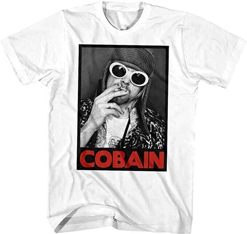 Kurt Cobain Nirvana Smoking Box Mens Alt 90s Grunge Rock Graphic Music T Shirt Kurt Cobain Nirvana Smoking Box Mens Alt 90s Grunge Rock Graphic Music T Shirt