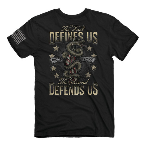 Buck Wear First Defines Us Second Defends Us Amendments Mens Graphic USA T Shirt Buck Wear First Defines Us Second Defends Us Amendments Mens Graphic USA T Shirt