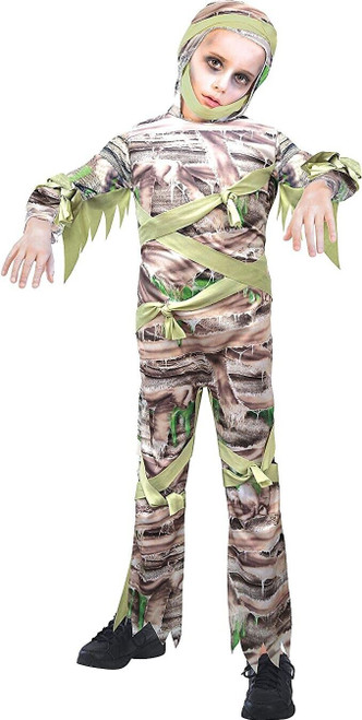 Amscan Slimy Oozing Scary Creepy Gross Mummy Childrens Boys Halloween Costume Amscan Slimy Oozing Scary Creepy Gross Mummy Childrens Boys Halloween Costume