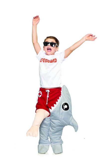 Seeing Red Shark Attack Boys Funny Lifeguard Childrens Halloween Costume 50138 Seeing Red Shark Attack Boys Funny Lifeguard Childrens Halloween Costume 50138