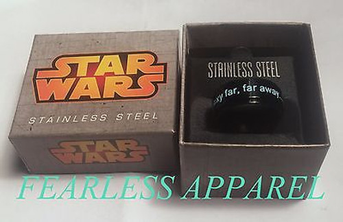 STAR WARS LONG TIME AGO SPINNER STAINLESS STEEL INTRO VADER LUKE RING 8-12 STAR WARS LONG TIME AGO SPINNER STAINLESS STEEL INTRO VADER LUKE RING 8-12