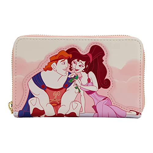 Loungefly Disney Hercules 25th Anniversary Meg & Herc Zip Around Wallet Hercules One Size