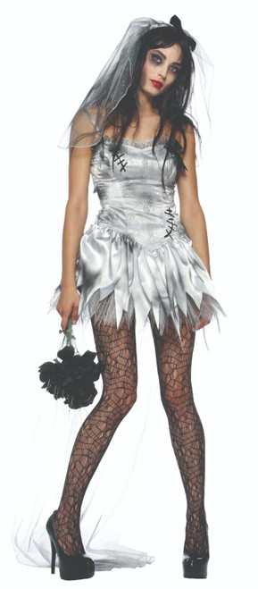 Seeing Red Zombie Bride Undead Wedding Womens Scary Adult Halloween Costume Seeing Red Zombie Bride Undead Wedding Womens Scary Adult Halloween Costume