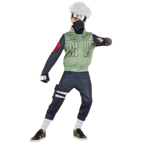 InSpirit Designs Kids Naruto Kakashi Costume Anime Ninja Character 103912 InSpirit Designs Kids Naruto Kakashi Costume Anime Ninja Character 103912