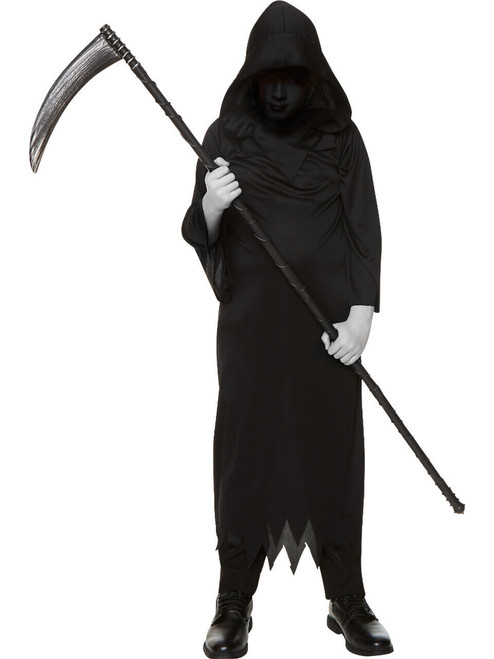 Karnival Costume Grim Reaper Child's Costume Halloween Horror Spooky 84564 Karnival Costume Grim Reaper Child's Costume Halloween Horror Spooky 84564