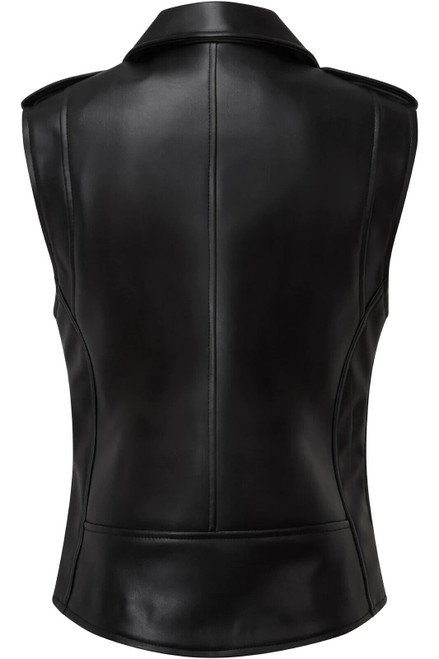 ジャケット・アウター REPEATER LEATHER VEST (BLACK/WHITE) Amazon.com: Men's Multi Pocket Rivet Leather Work Vest