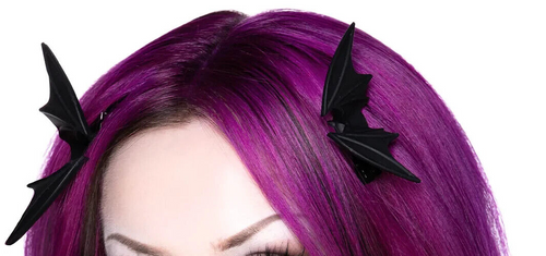 Killstar Night Creature Hair Clip Black Bat Fashion Accessory Punk KSRA002382