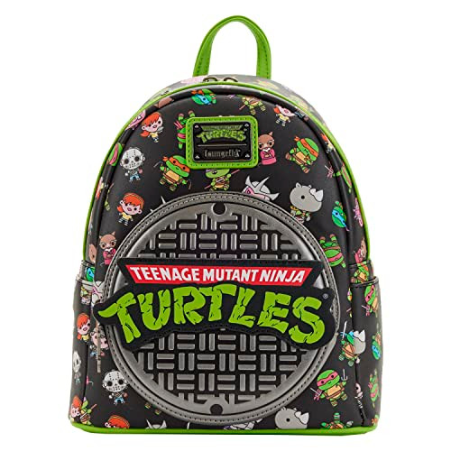 Loungefly Teenage Mutant Ninja Turtles Sewer Cap Mini Backpack Loungefly Teenage Mutant Ninja Turtles Sewer Cap Mini Backpack