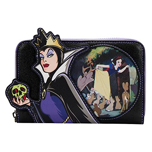 Loungefly Disney Villains Scene Evil Queen Zip Around Wallet Snow White One Size Loungefly Disney Villains Scene Evil Queen Zip Around Wallet Snow White One Size