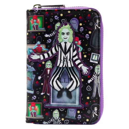 Loungefly Beetlejuice Icons Zip Around Wallet Loungefly Beetlejuice Icons Zip Around Wallet