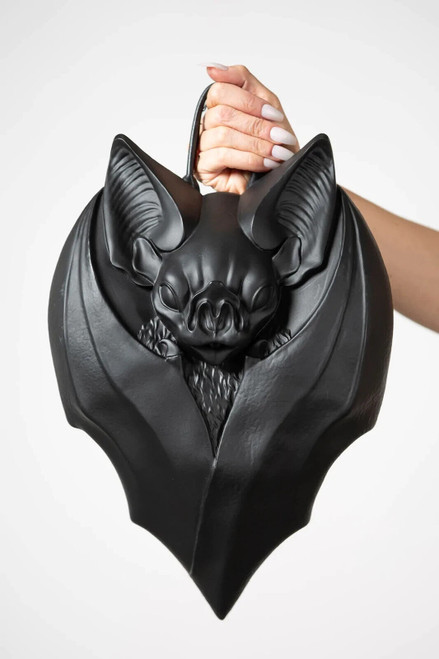 Killstar Vamped Up Backpack Black Zipper Bat Gothic Alternative KSRA006100 Killstar Vamped Up Backpack Black Zipper Bat Gothic Alternative KSRA006100