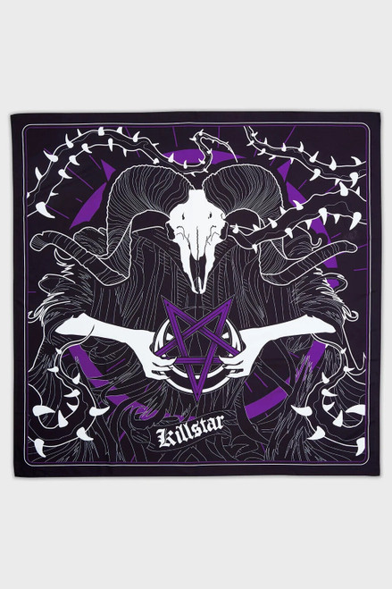 Killstar Leshy Tapestry Gothic Pentagram Satanic Occult Skull Thorns KSRA007236 Killstar Leshy Tapestry Gothic Pentagram Satanic Occult Skull Thorns KSRA007236