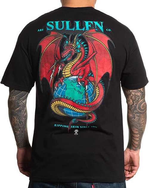 Sullen Dragon Rip Tattoo Lifestyle Graphic Standard Tee